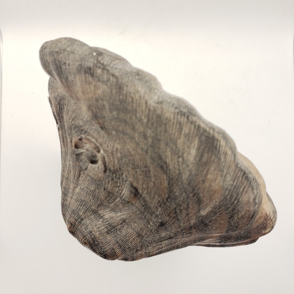 Balinese Handcarved Signed Striped Rosewood Womans Bust Statue - Picture 6 of 13